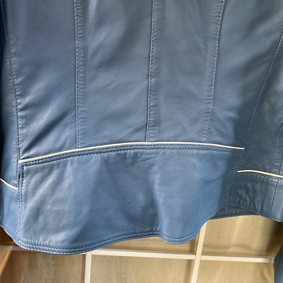 Schyia Leather Jacket size 36 - Picture 5 of 14